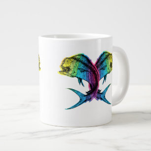 Caneca De Café Grande Rainbow Mahi Mahi