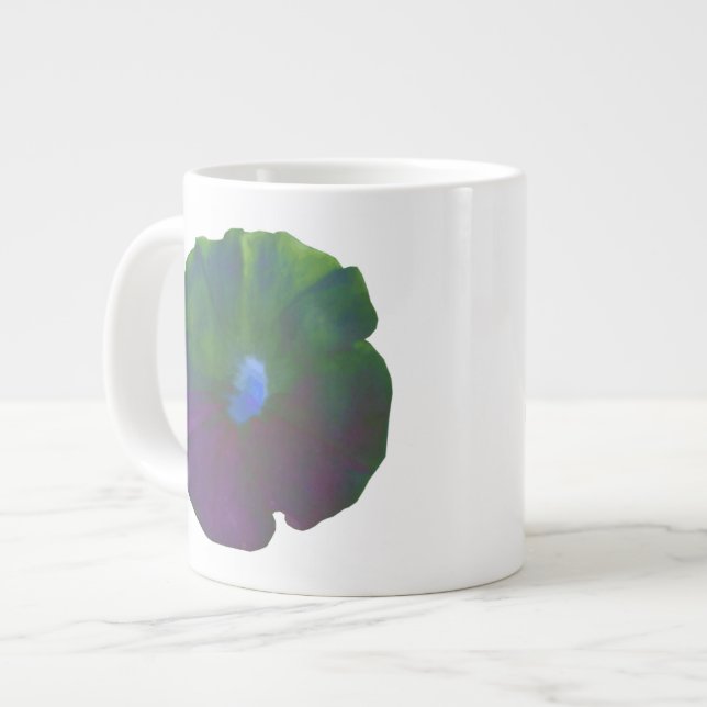 Caneca De Café Grande Rainbow Petunia Mug (Frente Esquerda)