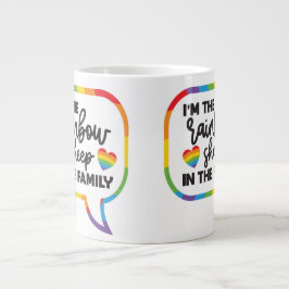 Caneca De Café Grande Rainbow Shep Large Mug