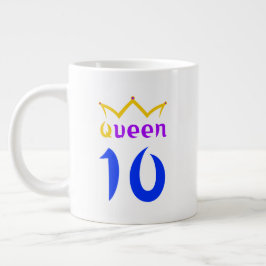 Caneca De Café Grande Rainha 10