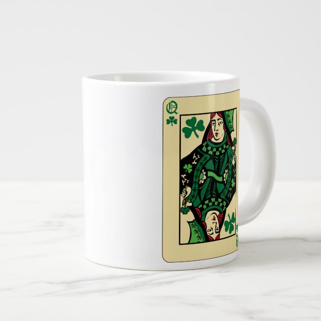 Caneca De Café Grande Rainha De Camarões (Frente Esquerda)