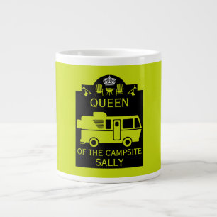 Caneca De Café Grande Rainha Do Campsite