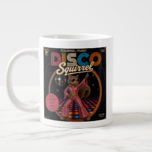 Caneca De Café Grande Rainha Esquilo Disco