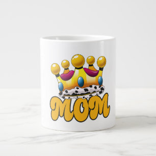 Caneca De Café Grande Rainhas mães coroa