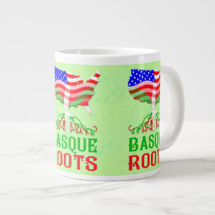 Caneca De Café Grande Raízes Americanas Bascas