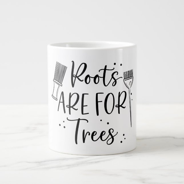 Caneca De Café Grande Raízes são para Trees Mug (Frente)