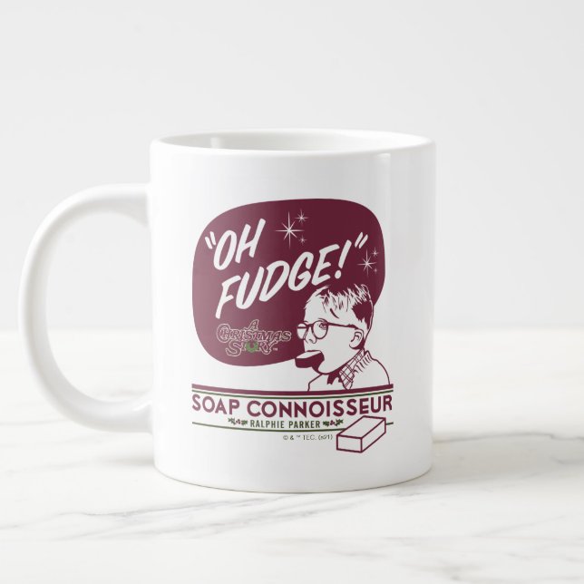 Caneca De Café Grande Ralphie Parker - Soap Connoisseur (Esquerda)