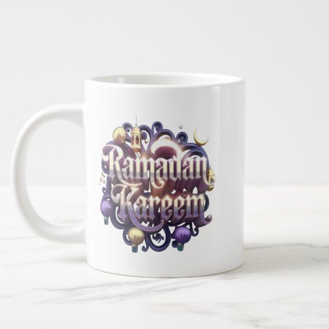 Caneca De Café Grande Ramadan Kareem (Esquerda)