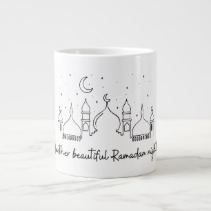 CANECA DE CAFÉ GRANDE RAMADAN RAMADAN KAREEM RAMADAN MUBARAK