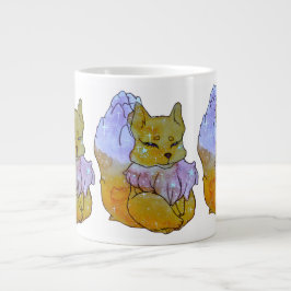 Caneca De Café Grande Raposa chamada Dice