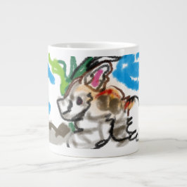 Caneca De Café Grande Raposa Fennec fox