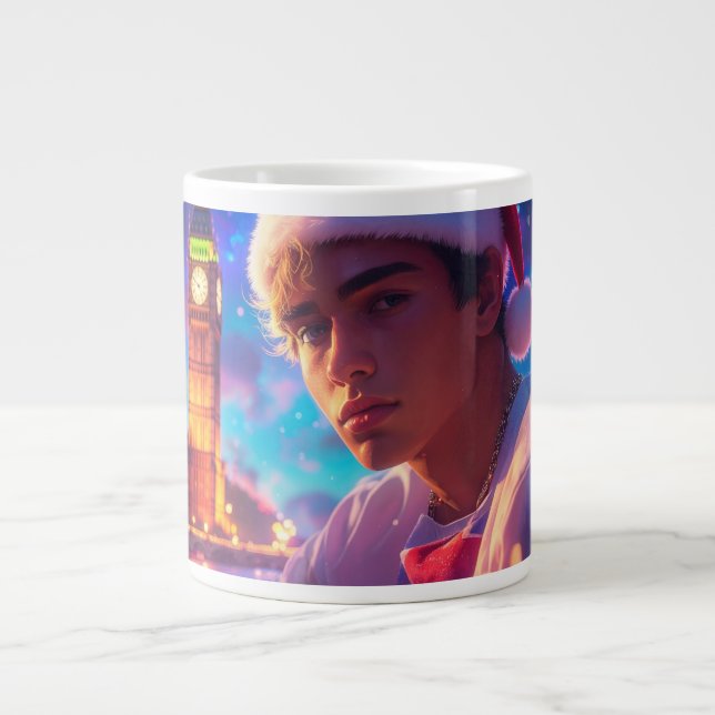 CANECA DE CAFÉ GRANDE RAPPY X-MAS (Frente)