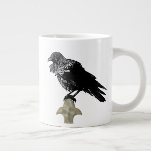 Caneca De Café Grande Raven Incluso