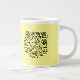 Caneca De Café Grande Raven of Transformation