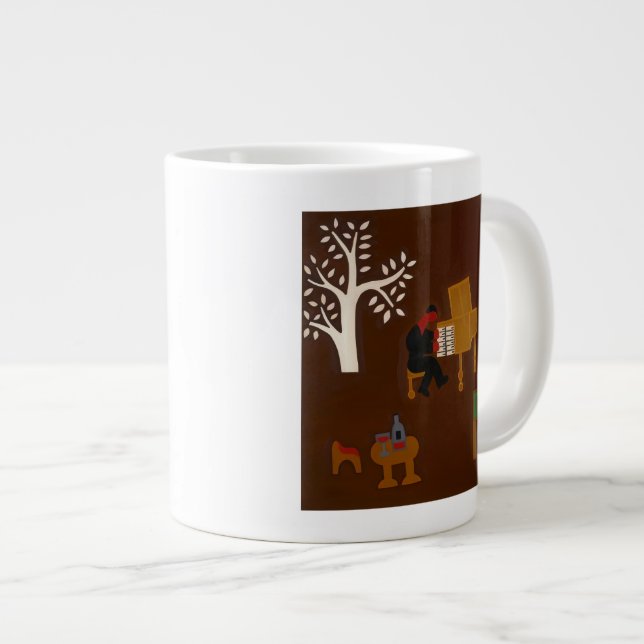 Caneca De Café Grande Recordando esse fim da tarde… 2007 (Frente Esquerda)