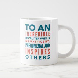 Caneca De Café Grande Recrutador Mug