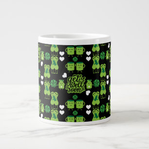 Caneca De Café Grande Recuperação da Saúde Recupere-se Logo
