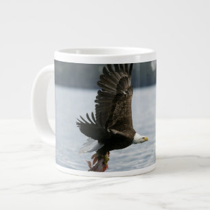 Caneca De Café Grande Recuperação de Peixes de Águia-Cálida