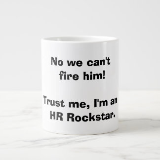 Caneca De Café Grande Recursos Humanos Rockstar Mug