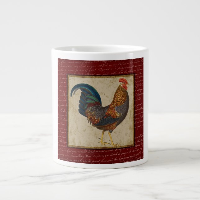 Caneca De Café Grande Red Rooster (Frente)