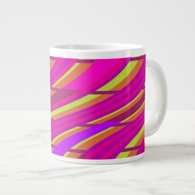 Caneca De Café Grande Redemoinho corajoso (Frente Esquerda)
