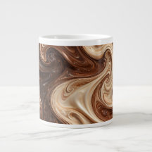 Redemoinho de Cappuccino de Chocolate Textura Rica