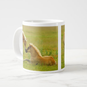 Caneca De Café Grande Refeições de cavalos