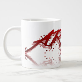 Caneca De Café Grande Reflexão de Série