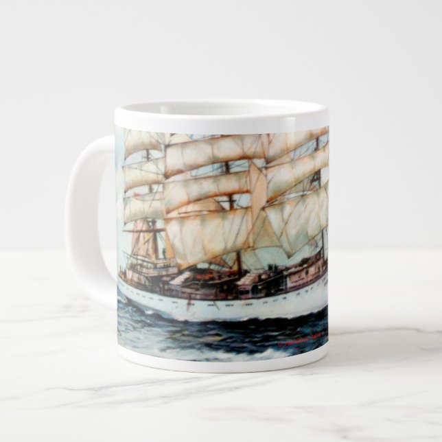 Caneca De Café Grande Regata Cutty Sark (Frente Esquerda)