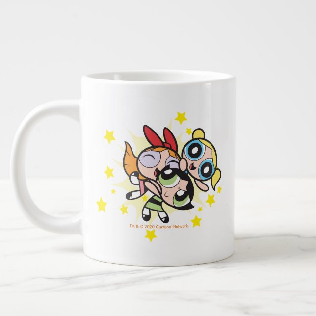 Caneca De Café Grande Regra de Raparigas Powerpuff (Esquerda)