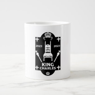 Caneca De Café Grande Rei Charles Royal Coronation 2023