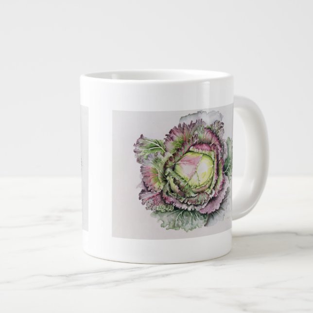 Caneca De Café Grande Rei Couve de janeiro (Frente Esquerda)