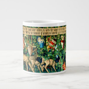Caneca De Café Grande Rei Medieval Arthur William Morris
