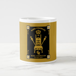Caneca De Café Grande Rei Real Britânico Charles III