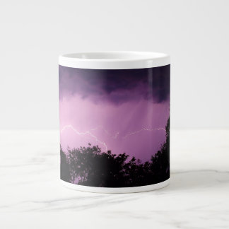 Caneca De Café Grande Relâmpago de Verão da Noite