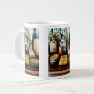 Caneca De Café Grande Remédios para Tosse e Pós de Higiene Bucal
