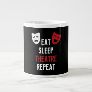 Caneca De Café Grande Repetição do Sono - Ator Musical da Broadway Gif