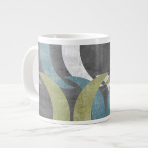 Caneca De Café Grande Repetição Geométrica I