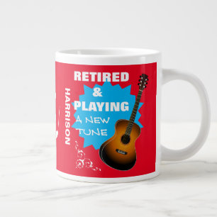 Caneca De Café Grande Repórteres Músicos Engraçados Dizendo Gráfico 