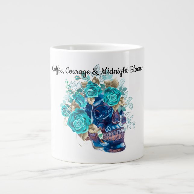 Caneca De Café Grande Requiem do Flor Azul (Frente)