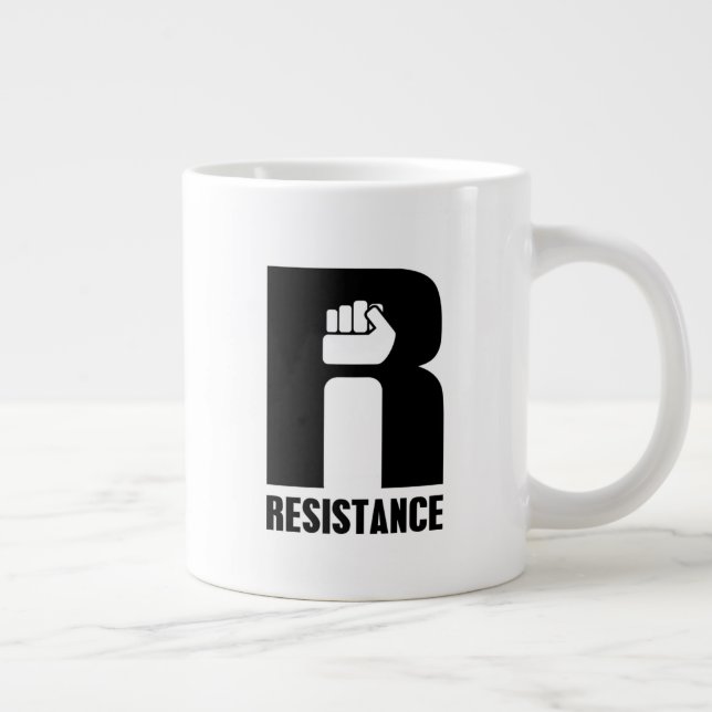 Caneca De Café Grande Resistência (Direita)