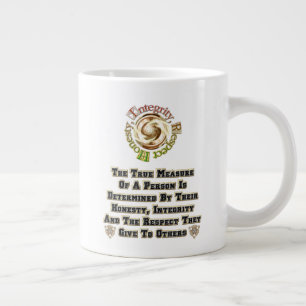Caneca De Café Grande Respeito da integridade da honestidade MXT