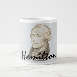 Caneca De Café Grande Retrato clássico de Alexander Hamilton