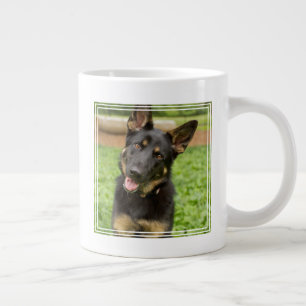 Caneca De Café Grande Retrato de um German shepherd