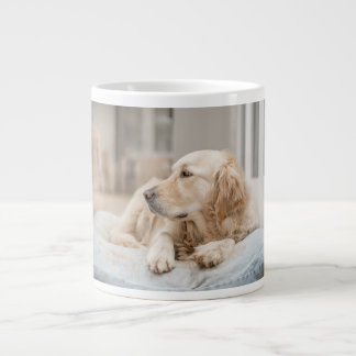 Caneca De Café Grande Retriever de ouro