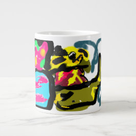 Caneca De Café Grande Retriever de ouro e primavera