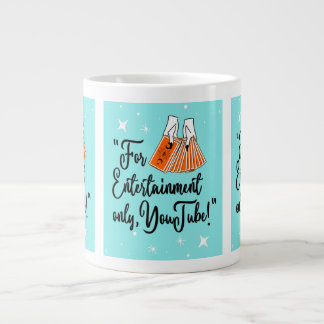 Caneca De Café Grande Retro Tarot Mug - "Apenas Para Entretenimento"
