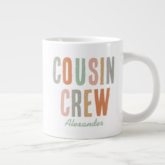 Caneca De Café Grande Reunião da Família Boho de Combinação de Cousin Cr (Direita)
