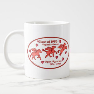 Caneca De Café Grande Reunião Rubi do Esquadrão Pegasus