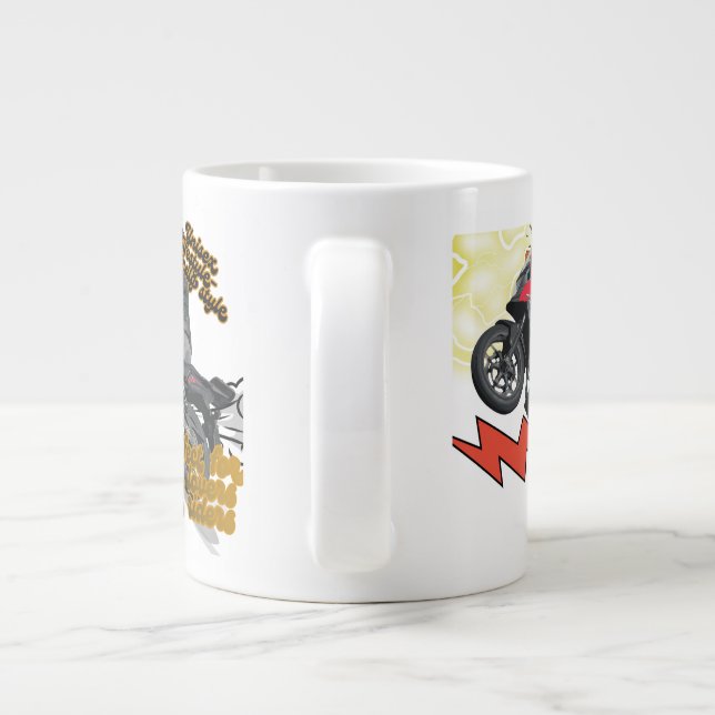 Caneca De Café Grande Reusable Grocery Bag (Traseira)